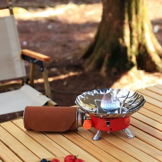 পোর্টেবল ক্যাম্পিং গ্যাস স্টোভ-গোলাকার (Outdoor Mini Cooking Stove-Round)  1