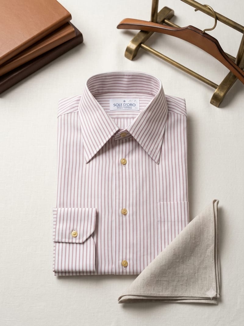 SOLE D'ORO-Branded Premium Shirt