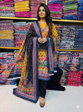 ডুবাই সিল্ক কাপড় এবং ইন্ডিয়ান কোসেক ডিজাইন আড়ি কাজ করা 5