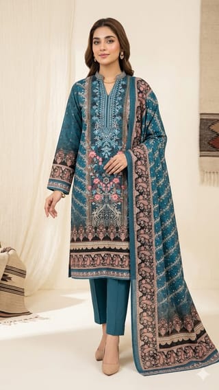 Pakistani Zam Zam Three Piece Unstitch 4
