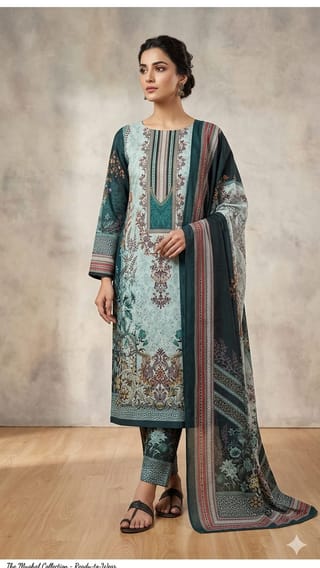Pakistani Zam Zam Three Piece Unstitch 5