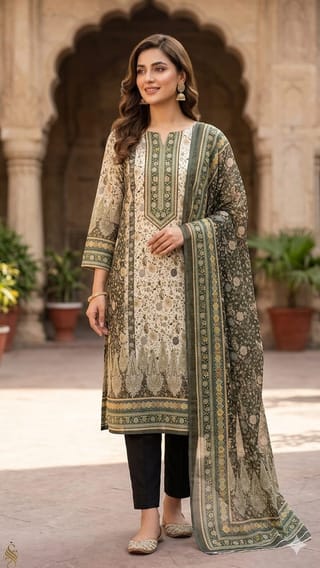 Pakistani Zam Zam Three Piece Unstitch 2