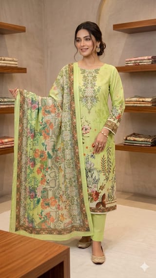 Pakistani Zam Zam Three Piece Unstitch 5