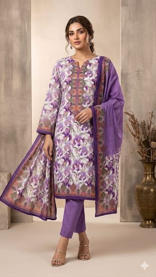 Pakistani Zam Zam Three Piece Unstitch 5