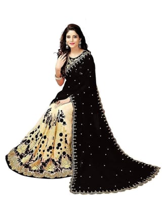 ইন্ডিয়ান জর্জেট শাড়ি ব্লাউজ পিস 5