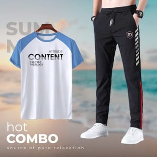Stylish Sports T-Shirt & Trouser (2pc Set) 2