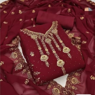 Georgette Embroidery Four Piece 2