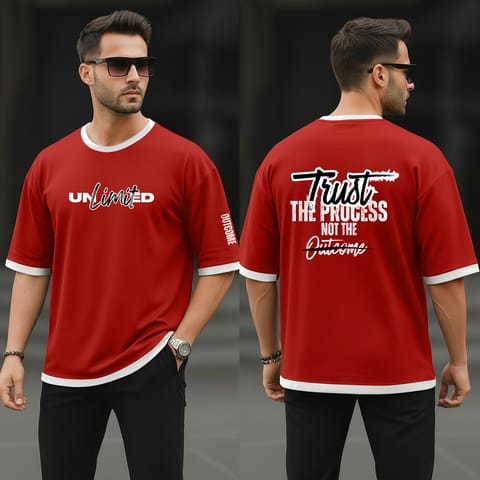 Premium Streetwear Drop Shoulder T-shirt for Men