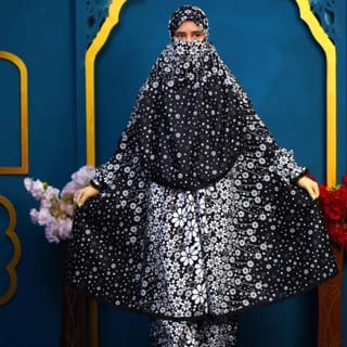 Long Khimar Floor Touch Jilbab 1