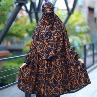 Long Khimar Floor Touch Jilbab 4