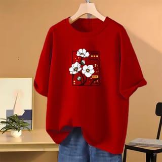 ladies regular fit T-shirt160-165 GSMCotton fabricM = chest 38″, length 25″  , sleeve 6″.L = chest 40″ , length 26″ , sleeve 6.3″XL= chest 42, length 27, sleeve 6.5” 4