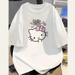 DTF Printed ladies T shirt | Half Sleeve Plain | Regular Fit Ladies T Shirt for Women & Girls | 3