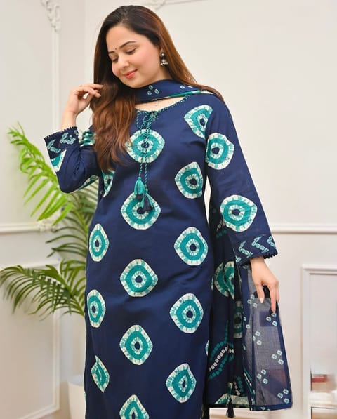 Cunri Print Three Piece