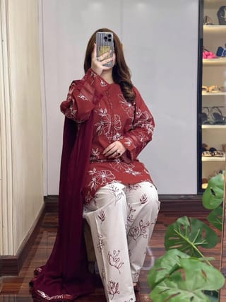 Cotton dress with skin Print 3