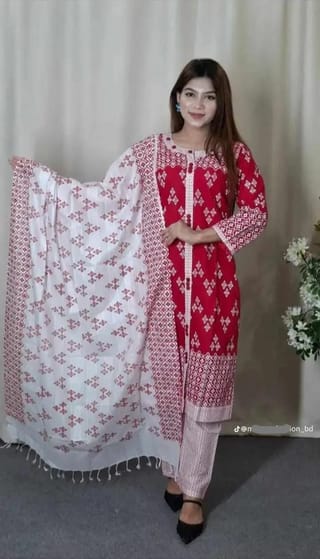 Cotton Readymade Three Piece 1