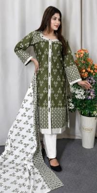 Cotton Readymade Three Piece 4