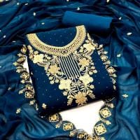 Georgette Embroidery Four Piece 1