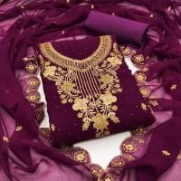 Georgette Embroidery Four Piece 2
