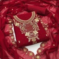 Georgette Embroidery Four Piece 4