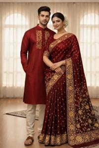 Sharee Panjabi Couple Dress with Blouse Piece 5