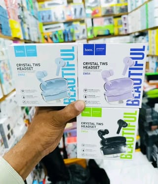 Hoco EW54 Crystal True Wireless Earbuds - Blue 4