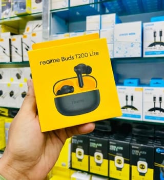 Realme Buds T200 Lite TWS Earbuds - Black 1