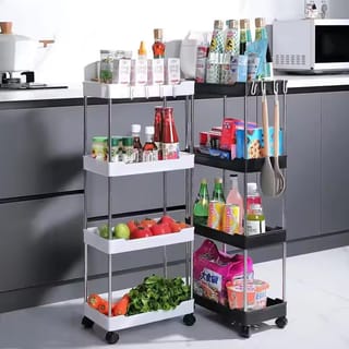 4 Layer MultiPurpose Trolley Rack 2