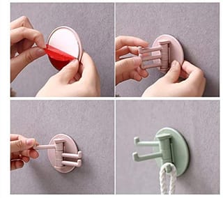 Multi Purpose 360 rotating hook 2 Pcs combo 5