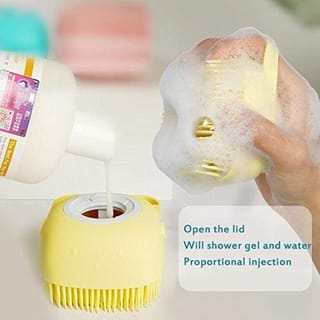 Silicone Body Scrubber with Soap Dispenser 1