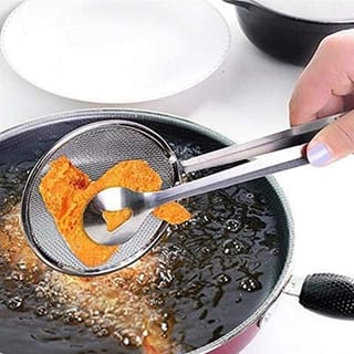 Stainless Steel Frying Oil Strainer Clip 4