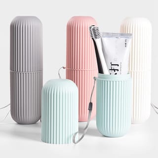 Portable Toothbrush Storage Case & Toothpaste Holder 1