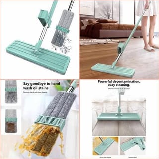 High Quality Hands Free Flat Mop with 2 Pads 1