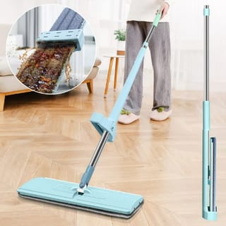 High Quality Hands Free Flat Mop with 2 Pads 4