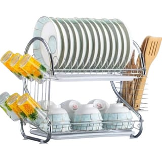 Stainless Steel 2 Tier Dish Drying Rack 3