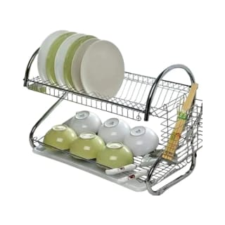 Stainless Steel 2 Tier Dish Drying Rack 5