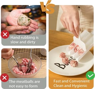 Creative Kitchen Meatball Mold & Scoop 4