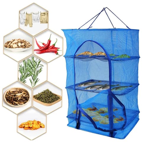 Foldable 4 Layer Multifunctional Food Drying Case