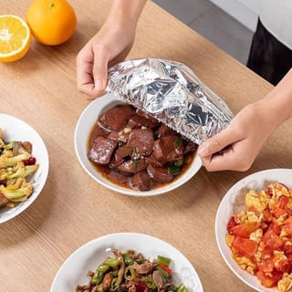 Reusable Aluminum Foil Food Covers (30 Pcs) 2