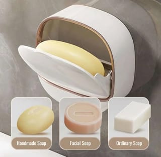 Wall Mounted Luxury Soap Holder with Drain Tray 2