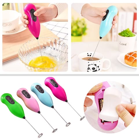 Handheld Electric Milk Frother & Egg Beater, Coffee Mixer