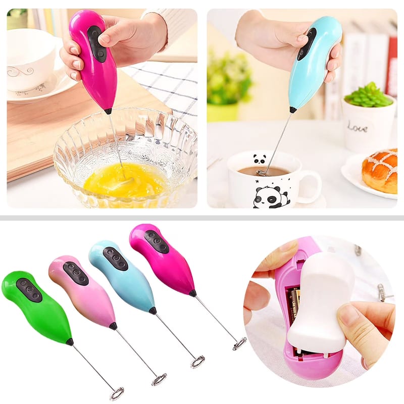 Handheld Electric Milk Frother & Egg Beater, Coffee Mixer