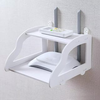 Wall Mounted WiFi Router Storage Shelf 2