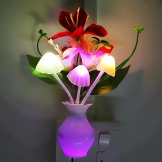 LED Mushroom Night Light with Auto Light Sensor 3