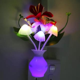 LED Mushroom Night Light with Auto Light Sensor 4