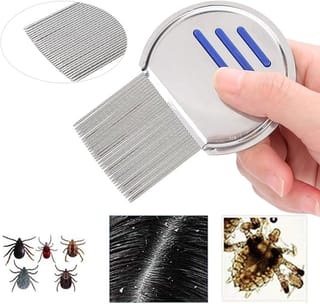 Stainless Steel Hair Lice & Nit Comb 4