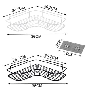 Stainless Steel Bathroom Corner Shelf 4