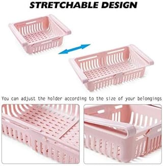 Refrigerator Storage Tray with Sliding Drawer 5