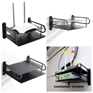 Wall Mounted WiFi Router & ONU Stand (Metal) 1
