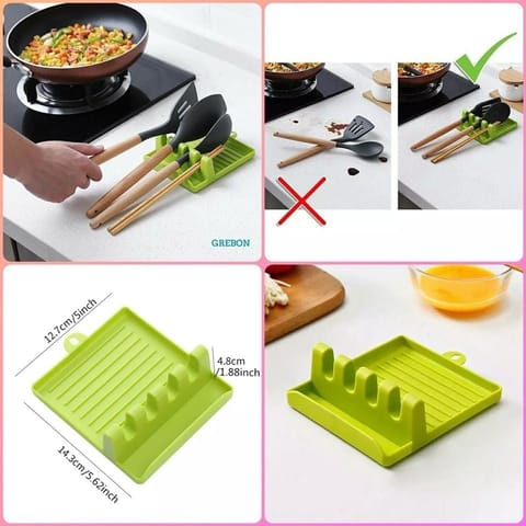 Multifunctional Kitchen Spoon & Lid Holder