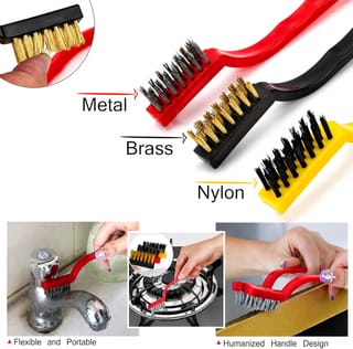 3 Pcs Stainless Steel Wire Cleaning Brush Set 2